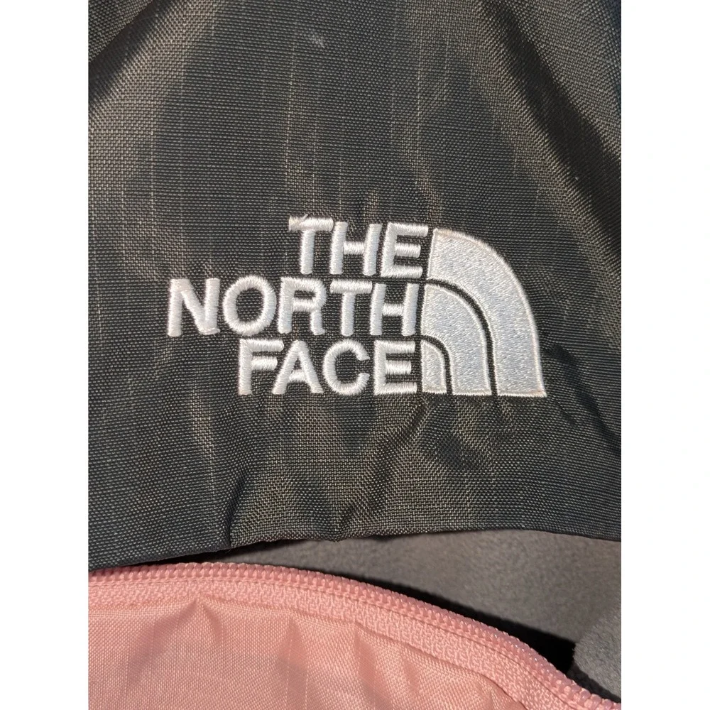 The North Face Recon Backpack Pink Black Laptop School Travel Hiking 18x13x6.5